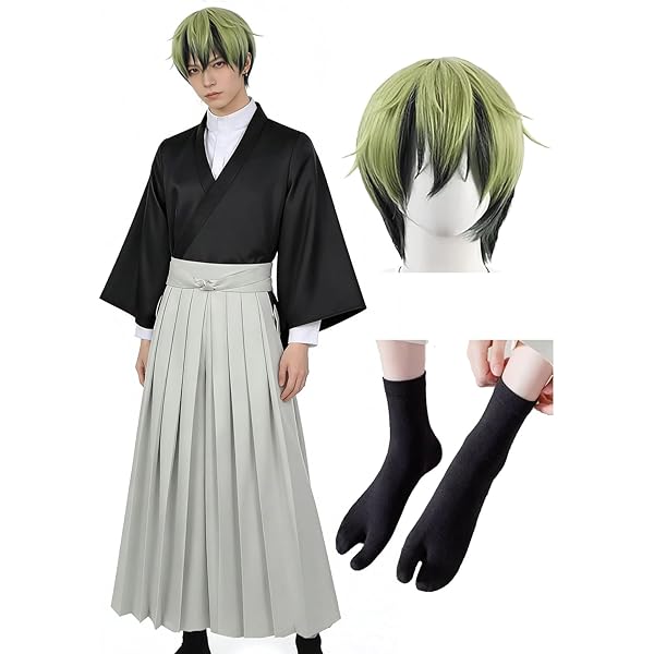 Amazon.co.jp: [YIDEDAOCOS] 禅院直哉 コスプレ 衣装/(ウィッグ 靴